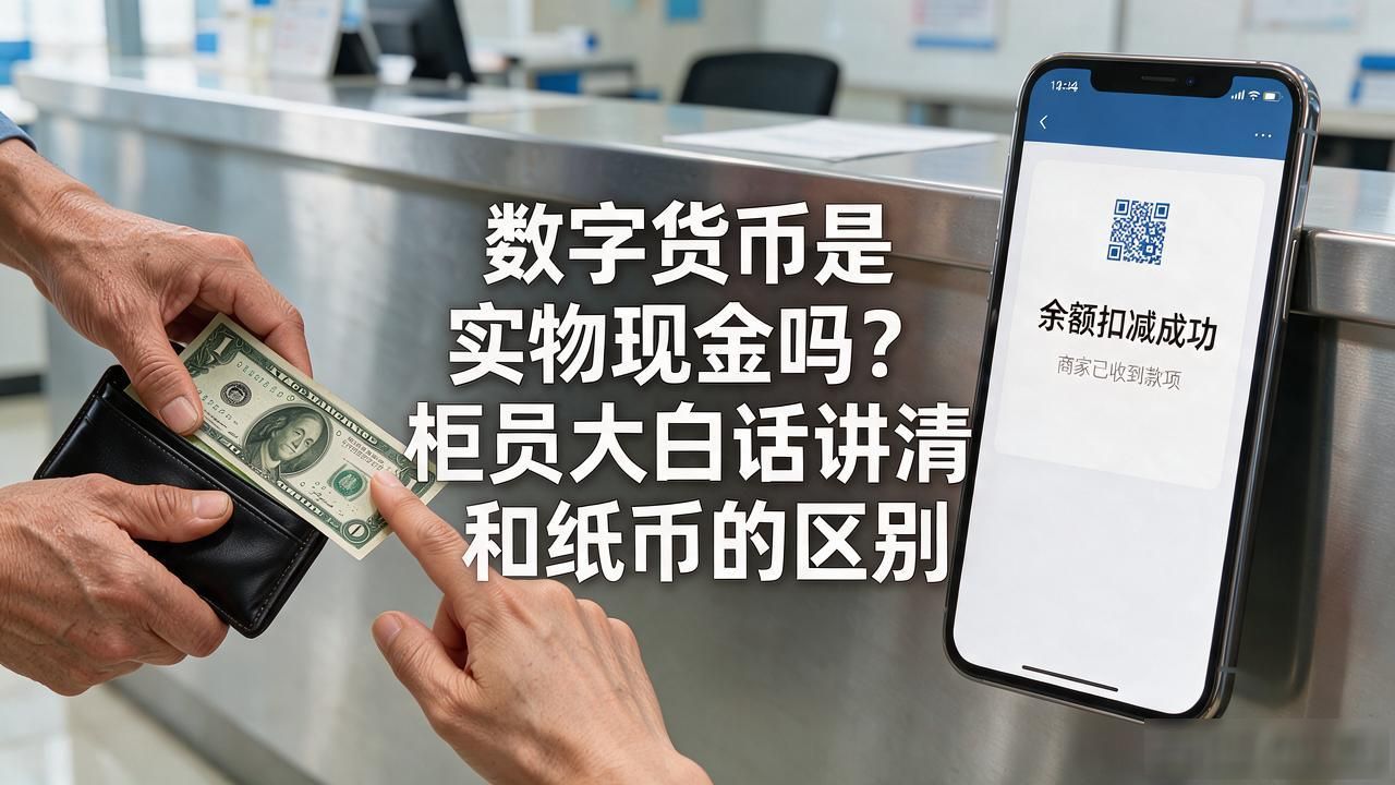 数字货币法定货币属性_数字货币是实物现金吗_数字人民币与现金区别