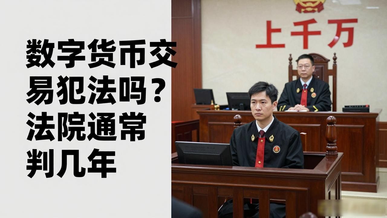 数字货币交易犯法吗？法院通常判几年