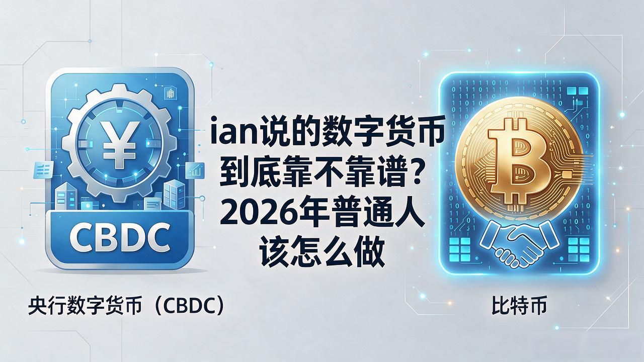 Ian谈数字货币普通人避坑指南_2026年数字货币投资逻辑与仓位管理_ian 数字货币