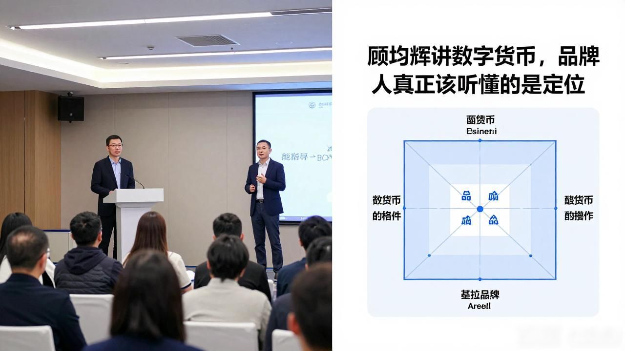 顾均辉讲数字货币_数字货币品牌营销定位思维_实体品牌心智格子占领策略