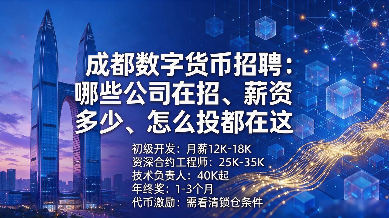 数字货币招聘成都_成都数字货币区块链招聘_Solidity智能合约开发薪资