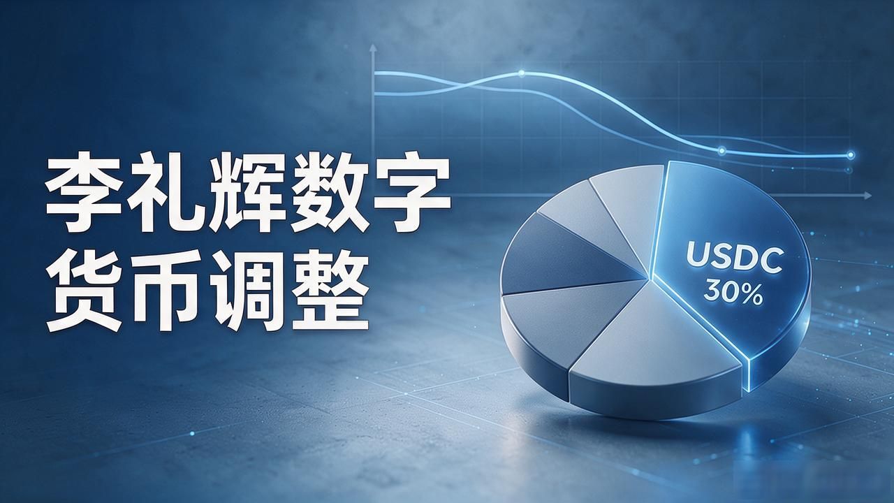 以太坊仓位降至25以下USDC储备对冲降息_李礼辉数字货币持仓调整L2策略_李礼辉数字货币调整
