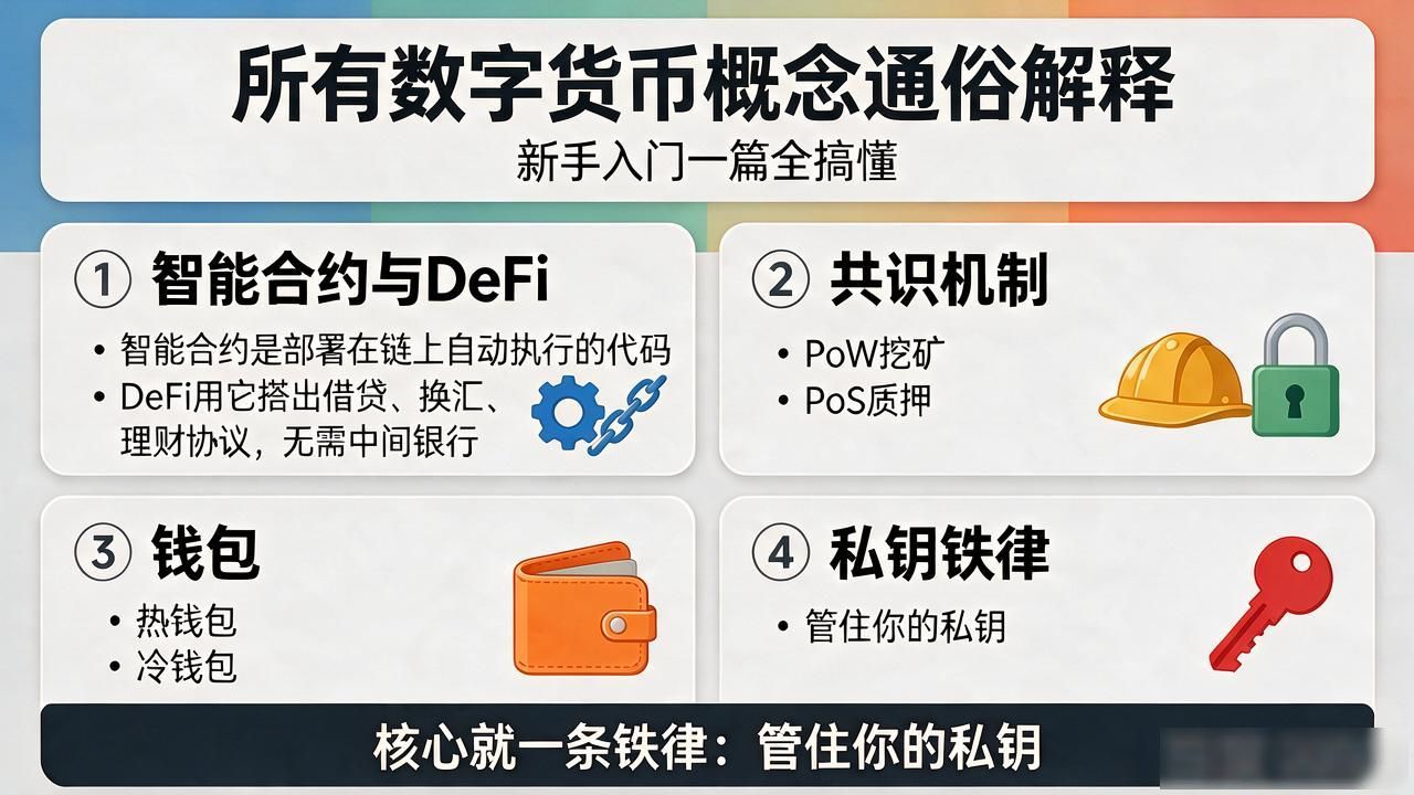 DeFi智能合约钱包私钥管理_加密货币与代币区别_所有数字货币概念