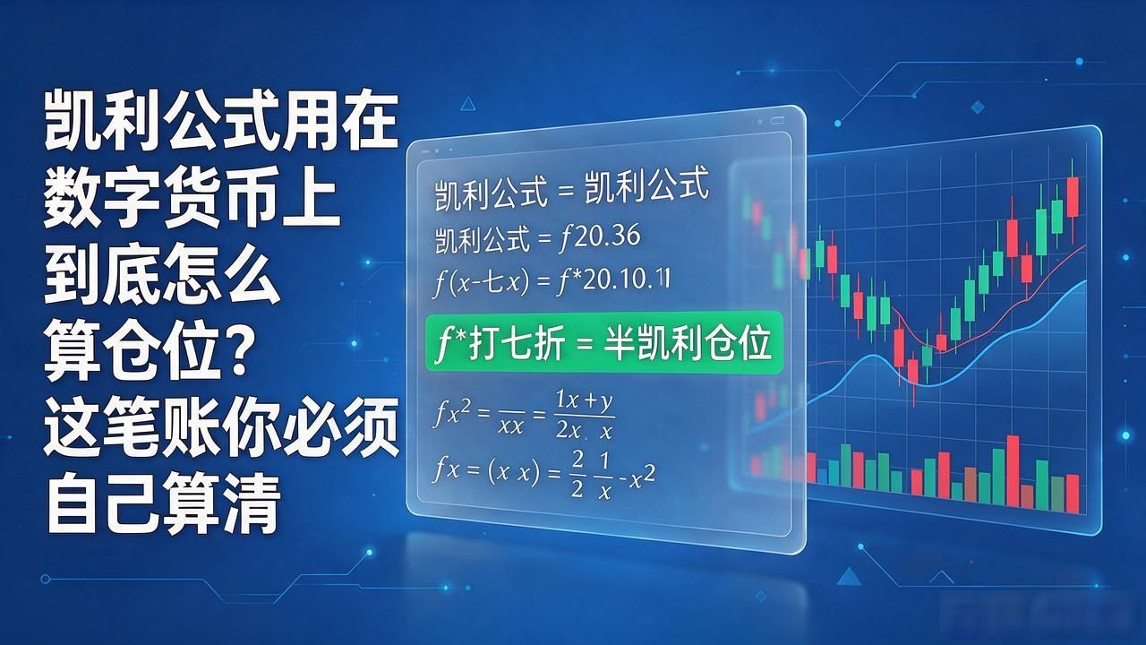 凯利公式数字货币_量化策略凯利公式币圈应用_凯利公式仓位管理数字货币风险控制