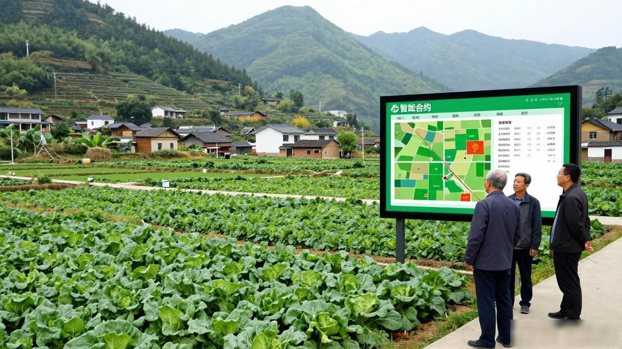 区块链田园到底能干啥？咱们村那片山地菜地的变化最说明问题