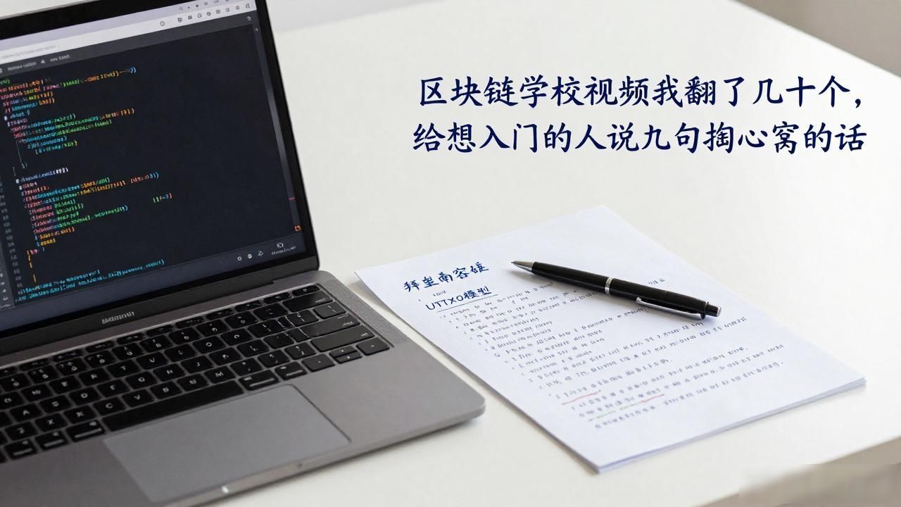 区块链学校视频我翻了几十个，给想入门的人说几句掏心窝的话