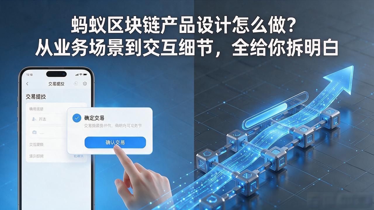蚂蚁区块链产品设计怎么做？从业务场景到交互细节，全给你拆明白