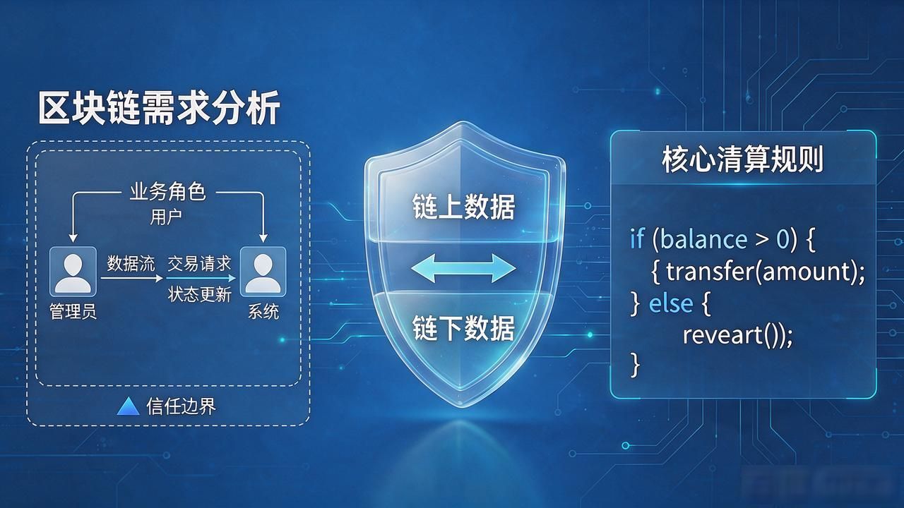 一个区块链需求分析案例：别急着写合约，先把需求拆明白