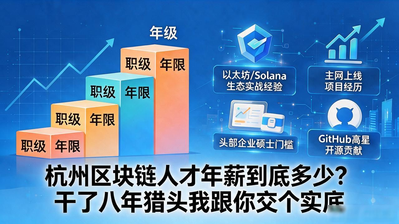 杭州区块链人才年薪到底多少？干了八年猎头我跟你交个实底
