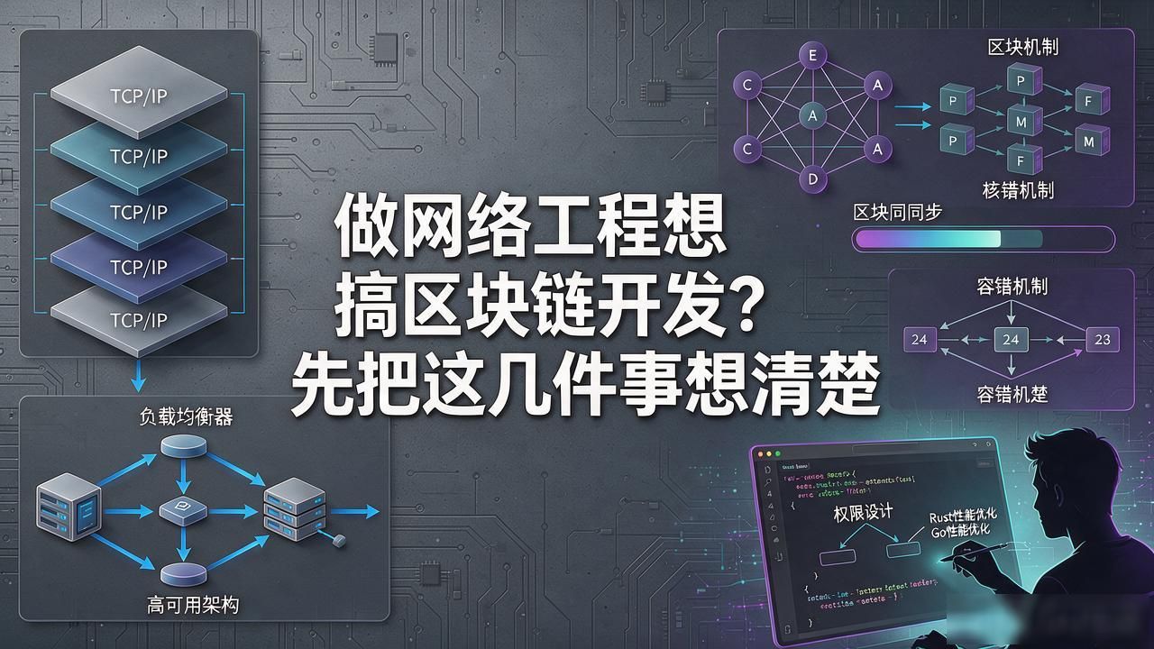 做网络工程想搞区块链开发？先把这几件事想清楚