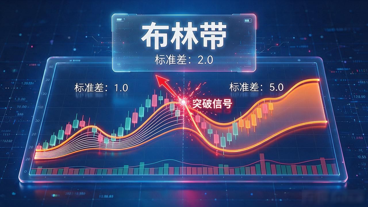 区块链布林带设置_周期标准差参数调整_布林带币圈设置