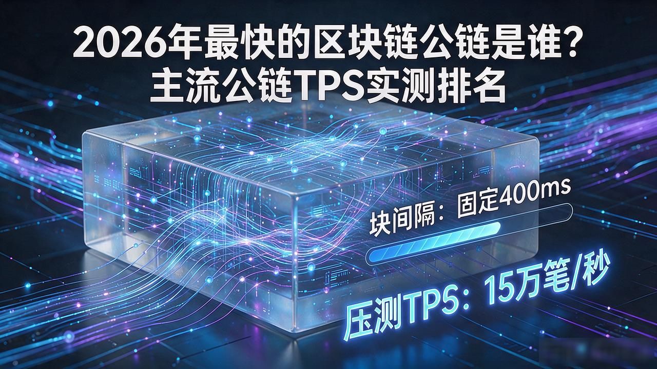 2026年最快的区块链公链是谁？主流公链TPS实测排名