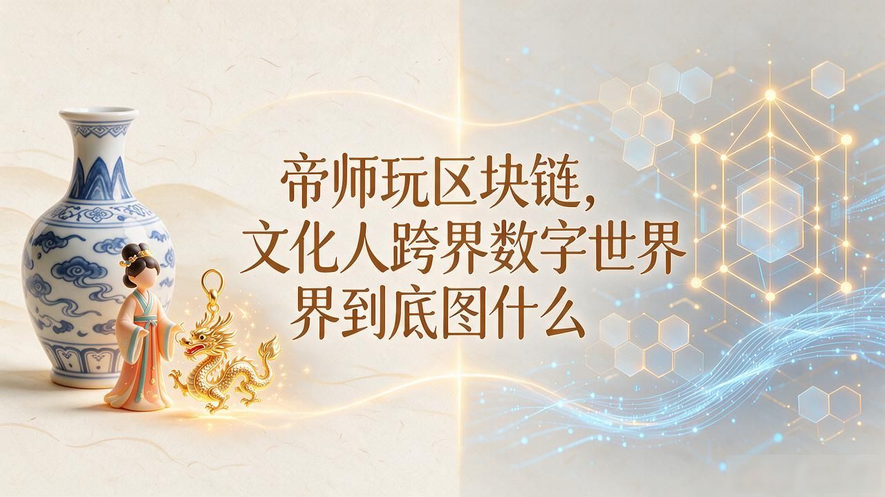 帝师玩区块链，文化人跨界数字世界到底图什么