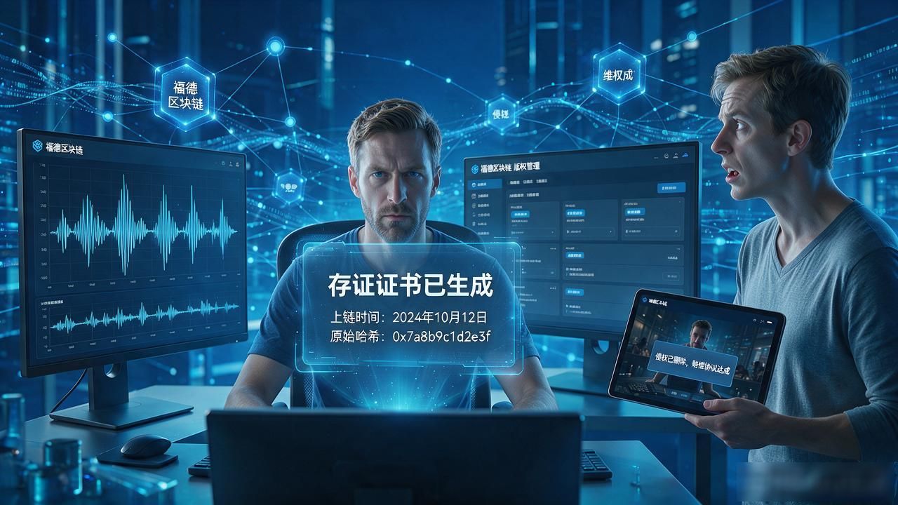 作品被抄袭没证据？福德区块链版权平台怎么帮创作者上链确权
