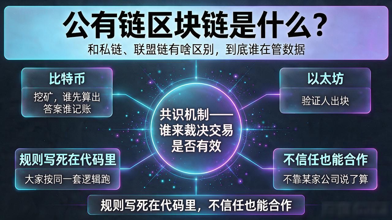 公有链区块链是什么？和私链、联盟链有啥区别，到底谁在管数据