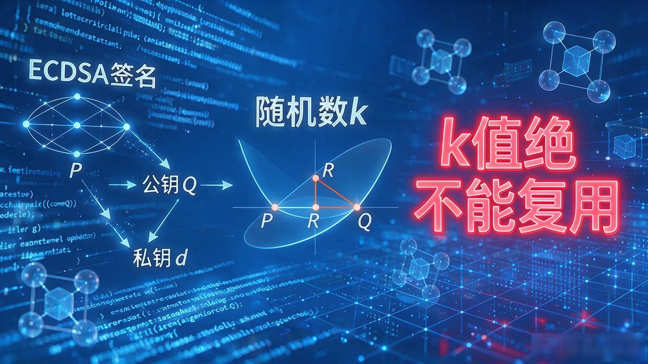 区块链ecdsa签名验签原理，搞懂r、s和k就够了