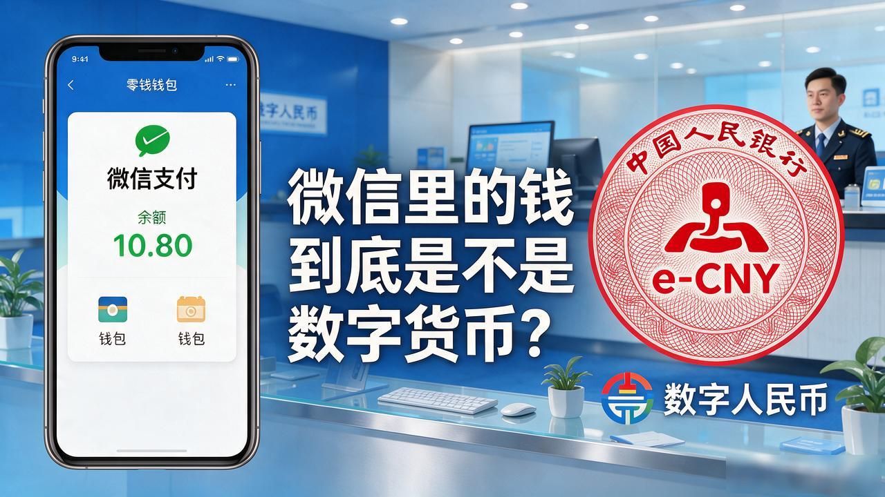 微信零钱数字货币区别_微信的钱是数字货币_数字人民币e-CNY介绍