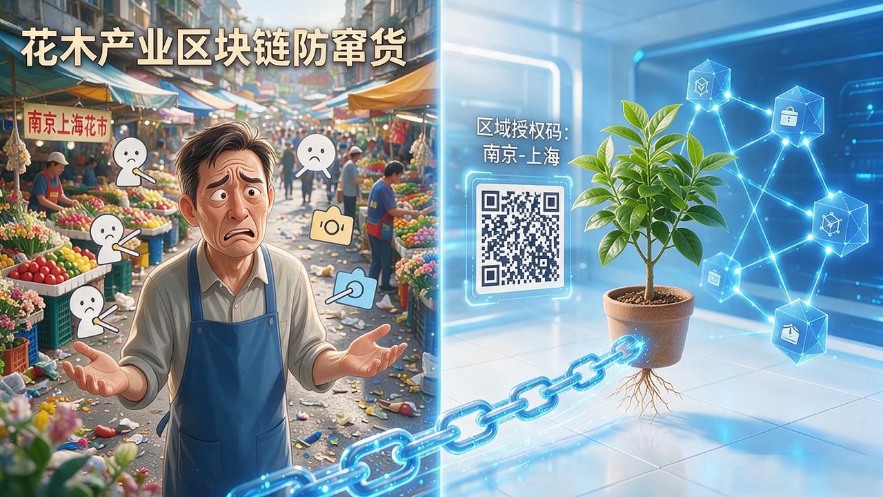 花木产业区块链落地：苗木从地里到客户手里，全程可查