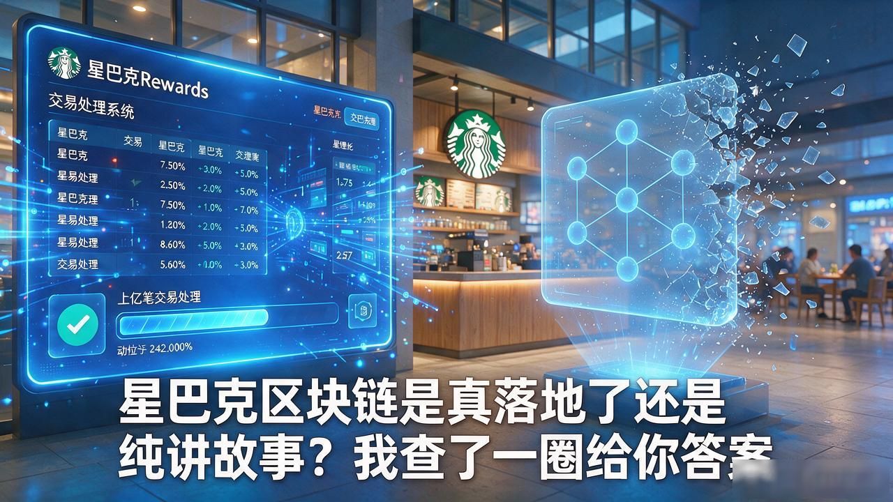 星巴克区块链是真落地了还是纯讲故事？我查了一圈给你答案